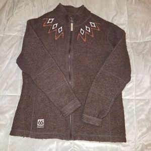 66 North Wool Zip up Jacket